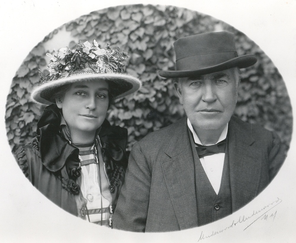 Мина и Томас Эдисон фото
